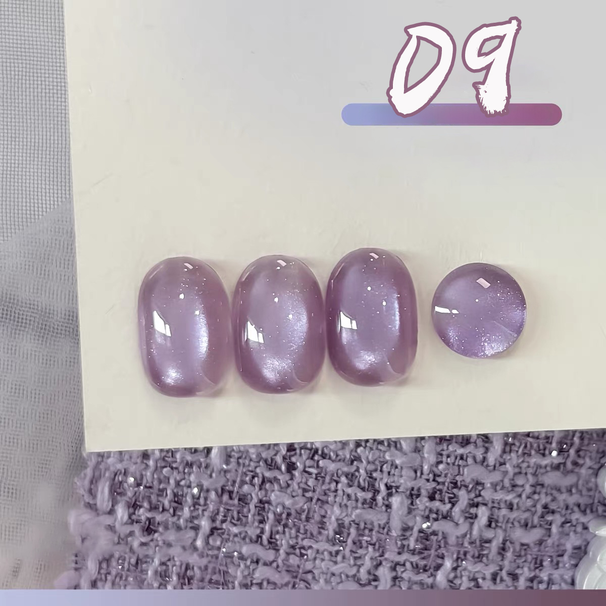 Nail Art Lilac - SHAKA 1 szt. Lodowy Przezroczysty Wybielający