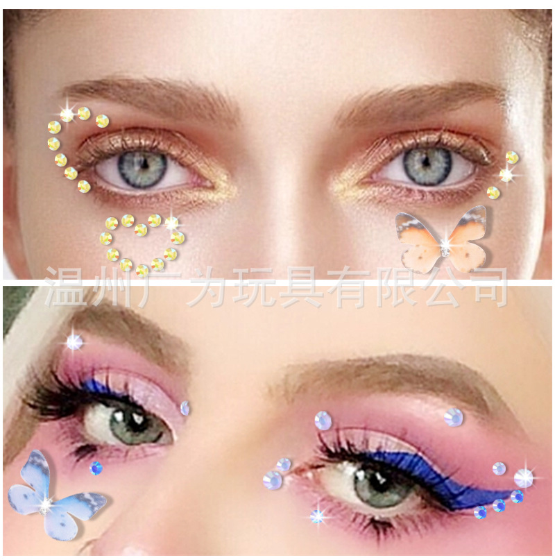 Rhinestone Nail Gem - Samoprzylepne naklejki z dżetami w kształcie
