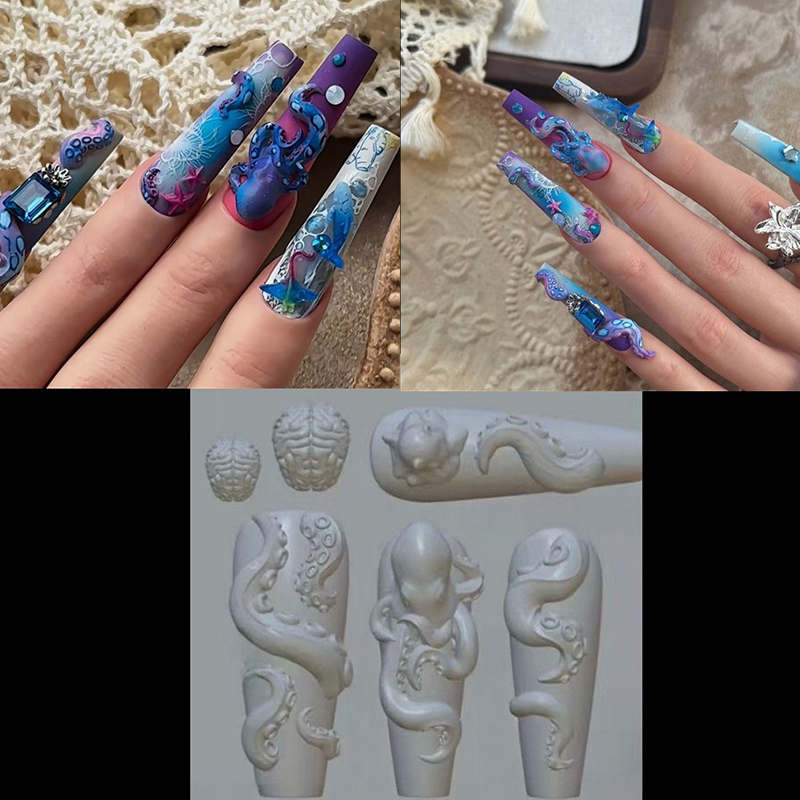 Nail Art Strawberry - ✰ ✪ Forma Silikonowa 3D Królik