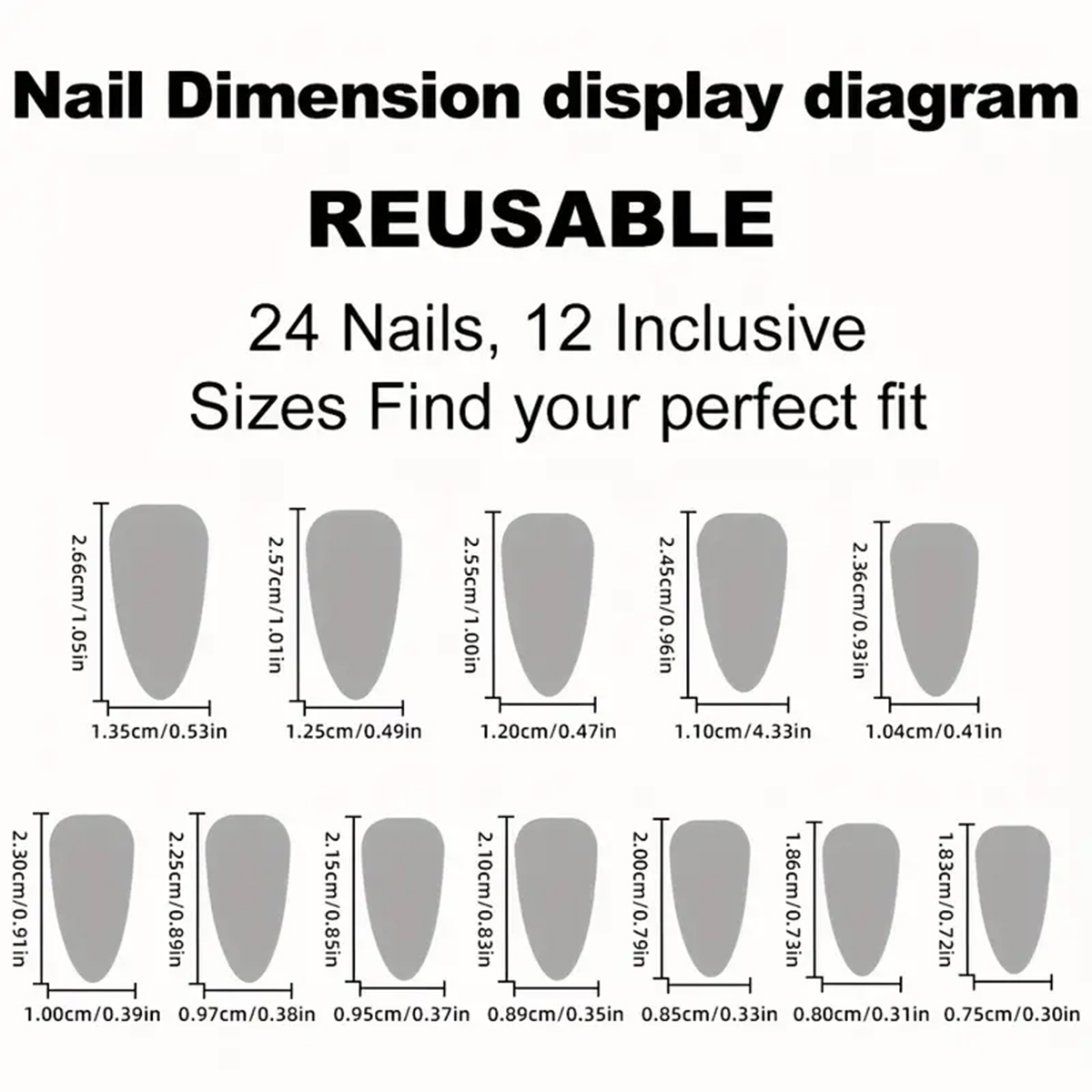 24 szt. Almond Press On Nails, – Nail Art Pink Cat Eye recenzja i cena