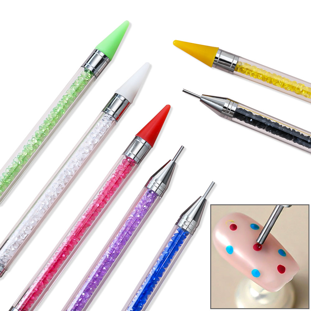 1Pc Podwójne głowice Wiertło p – Rhinestone Nail Gem recenzja i cena