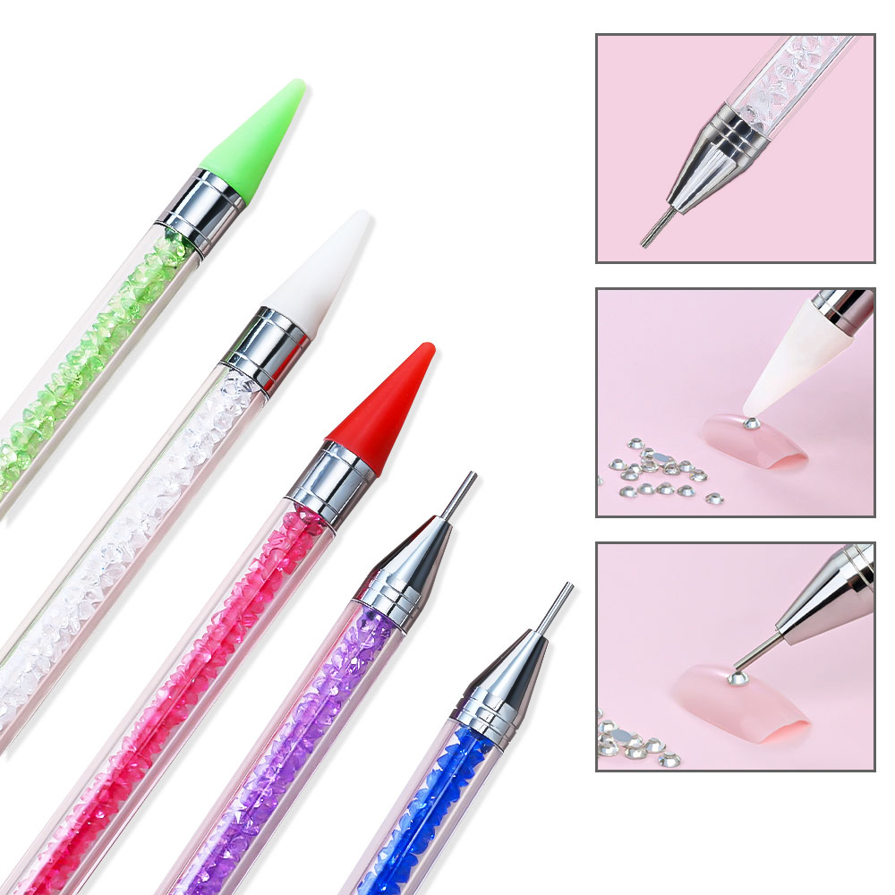 1Pc Podwójne głowice Wiertło p – Rhinestone Nail Gem recenzja i cena