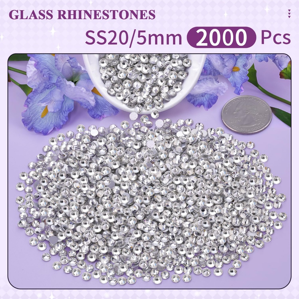 2000 SZT. Przezroczyste cyrkon – Rhinestone Nail Gem recenzja i cena