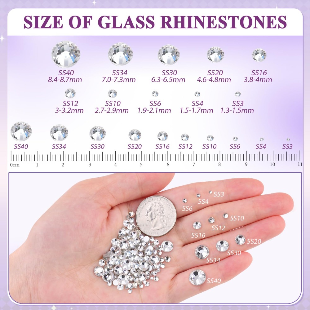 2000 SZT. Przezroczyste cyrkon – Rhinestone Nail Gem recenzja i cena