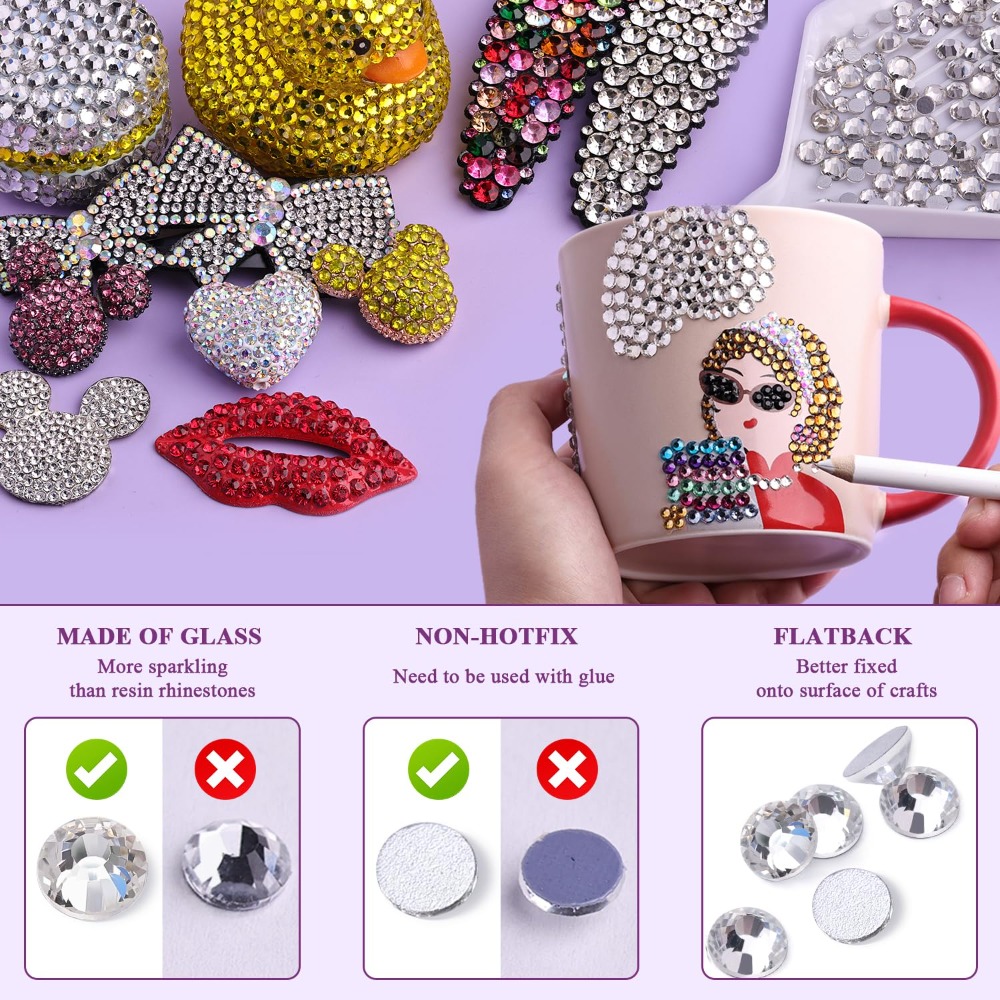 2000 SZT. Przezroczyste cyrkon – Rhinestone Nail Gem recenzja i cena