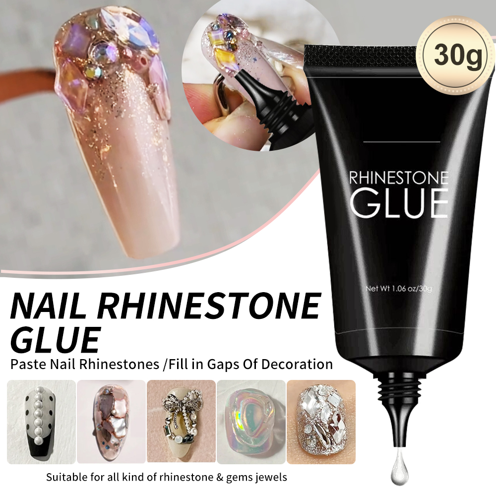 1szt Klej do paznokci z kryszt – Rhinestone Nail Gem recenzja i cena