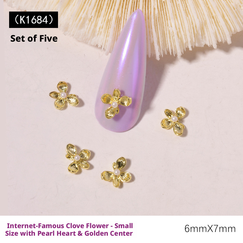 10 szt. Ozdób do paznokci Y2K  – Nail Art Lilac recenzja i cena