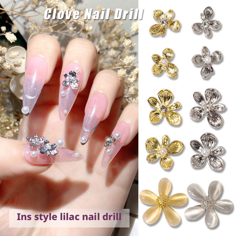 10 szt. Ozdób do paznokci Y2K  – Nail Art Lilac recenzja i cena