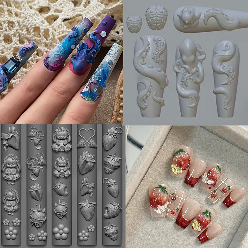 ✰ ✪ Forma Silikonowa 3D Królik – Nail Art Strawberry recenzja i cena