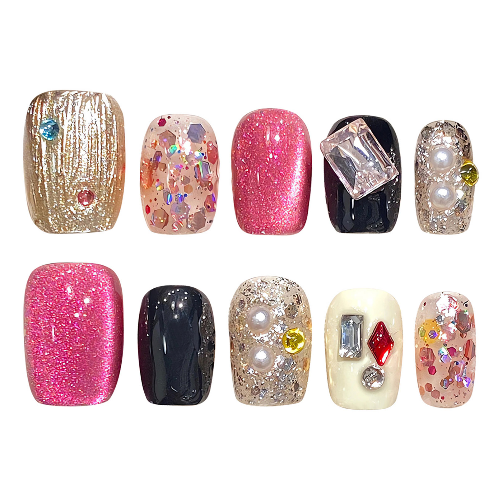 Ręcznie robiona prasa na pazno – Nail Art Pink Cat Eye recenzja i cena