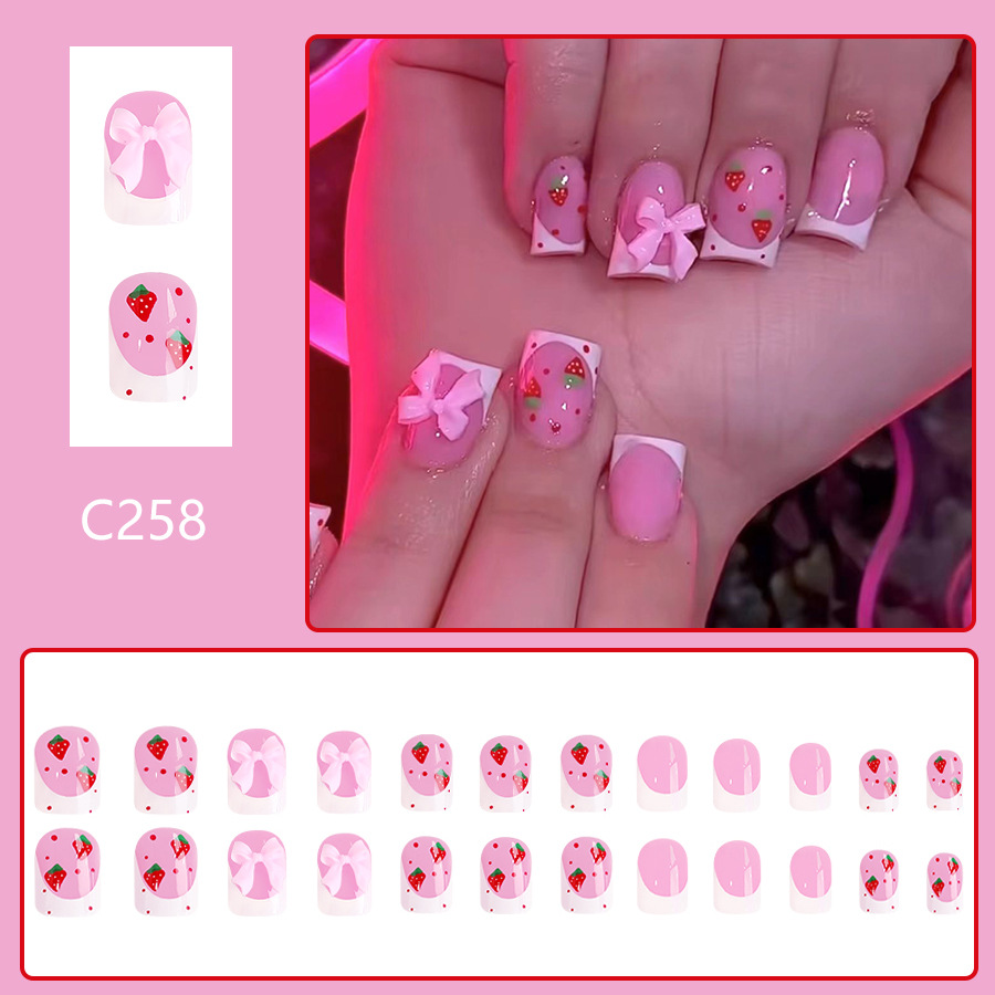 24szt Red Strawberry Designs F – Nail Art Strawberry recenzja i cena