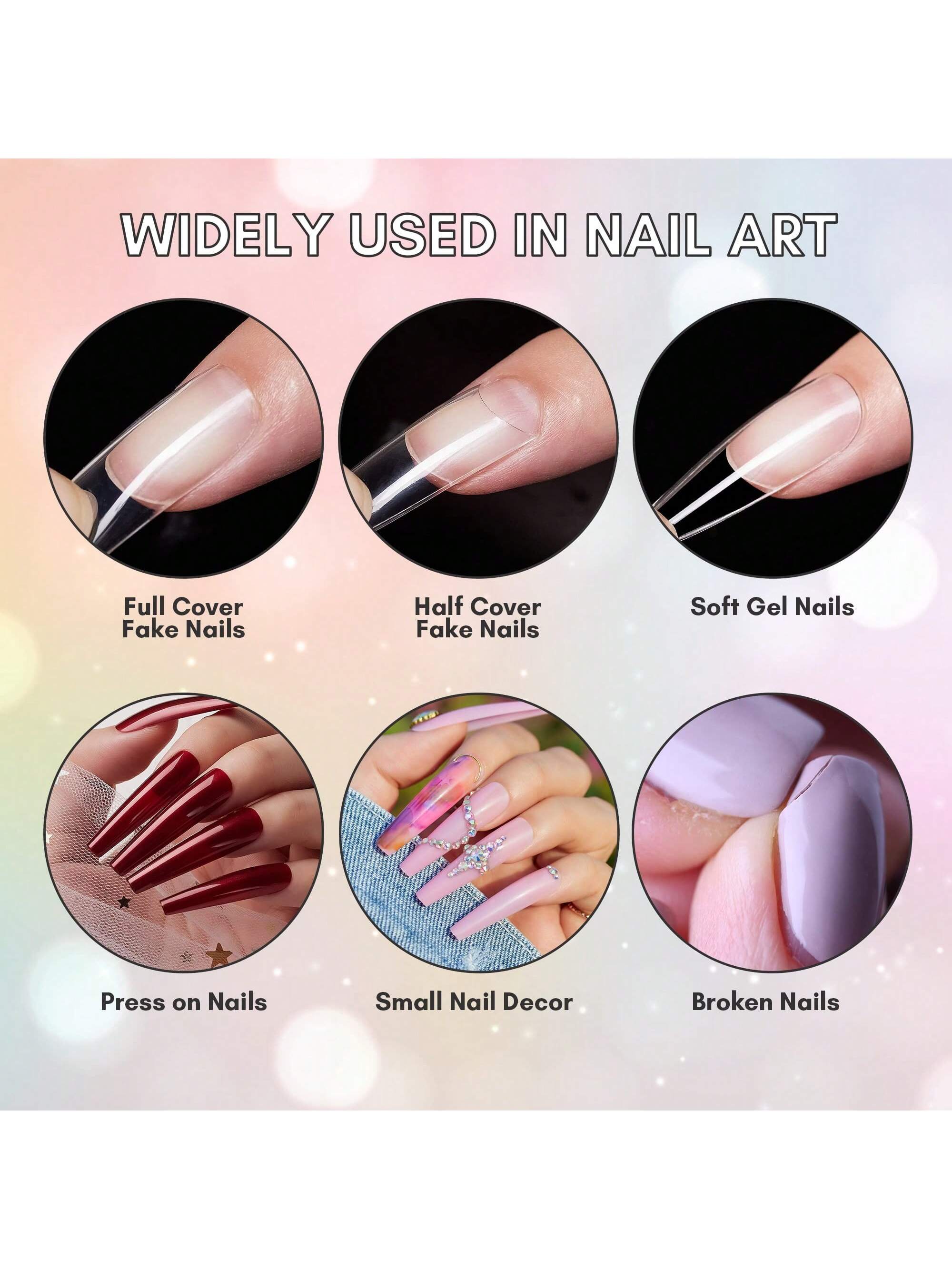 100/1000 sztuk 2g Akrylowy Kle – Rhinestone Nail Gem recenzja i cena