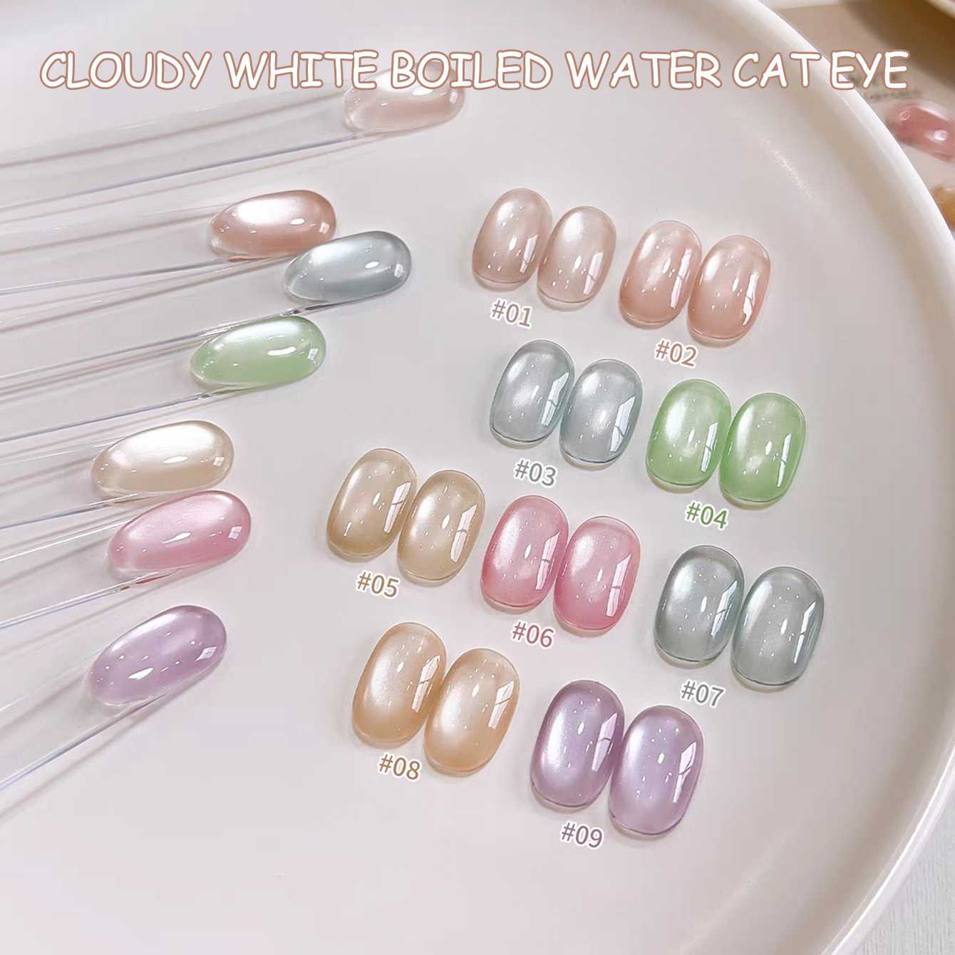SHAKA 1 szt. Przezroczysty, pó – Nail Art Pink Cat Eye recenzja i cena